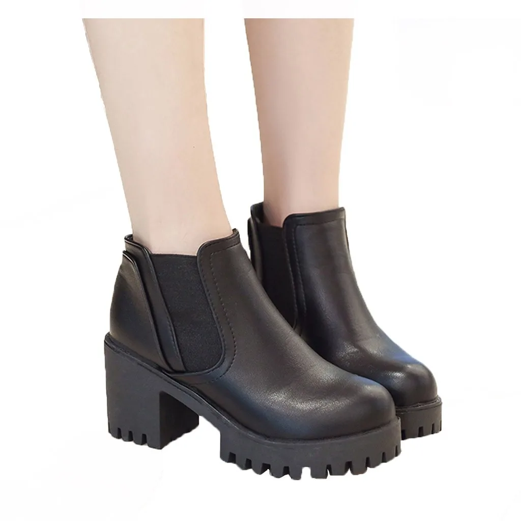 Женские полуботинки повседневные Прочные ботинки в стиле милитари с шипами