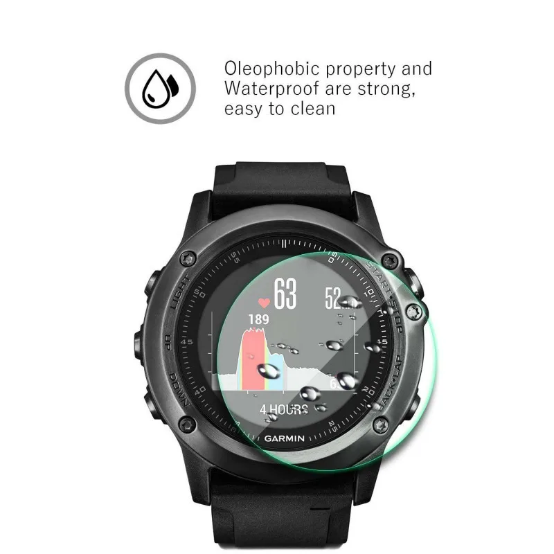 

2Pcs Tempered Glass For Garmin Instinct Watch Screen Protectors For Garmin instinct Watch Face Protective Glass Toughened Film