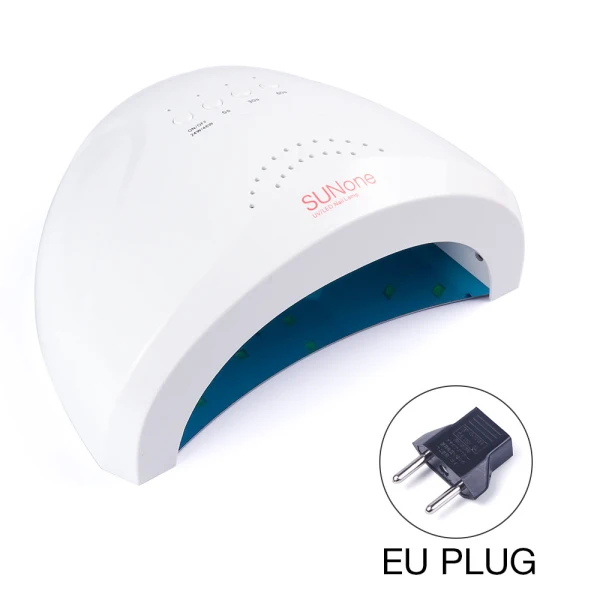 EU Plug ForeverLily 24 вт/48 вт светодиодный уф-светильник сушилка для ногтей гель-лак сушилка для ногтей гель отверждения ногтей художественная живопись салонные инструменты - Цвет: EU Plug