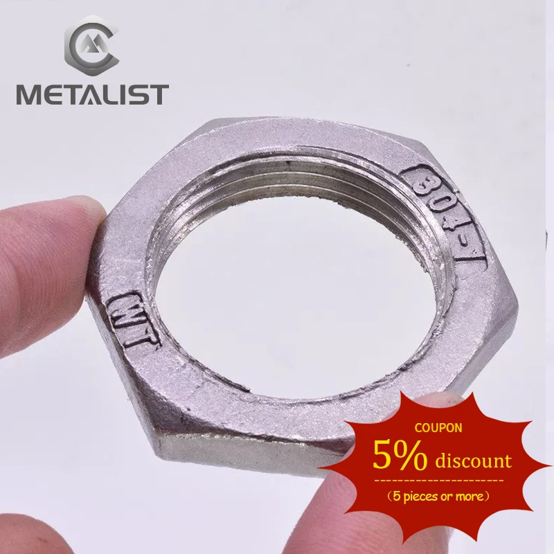 Стопорная гайка METALIST BSPT 1/4 &quotDN8 -3&quot DN80 с уплотнительным кольцом SS304L для домашнего