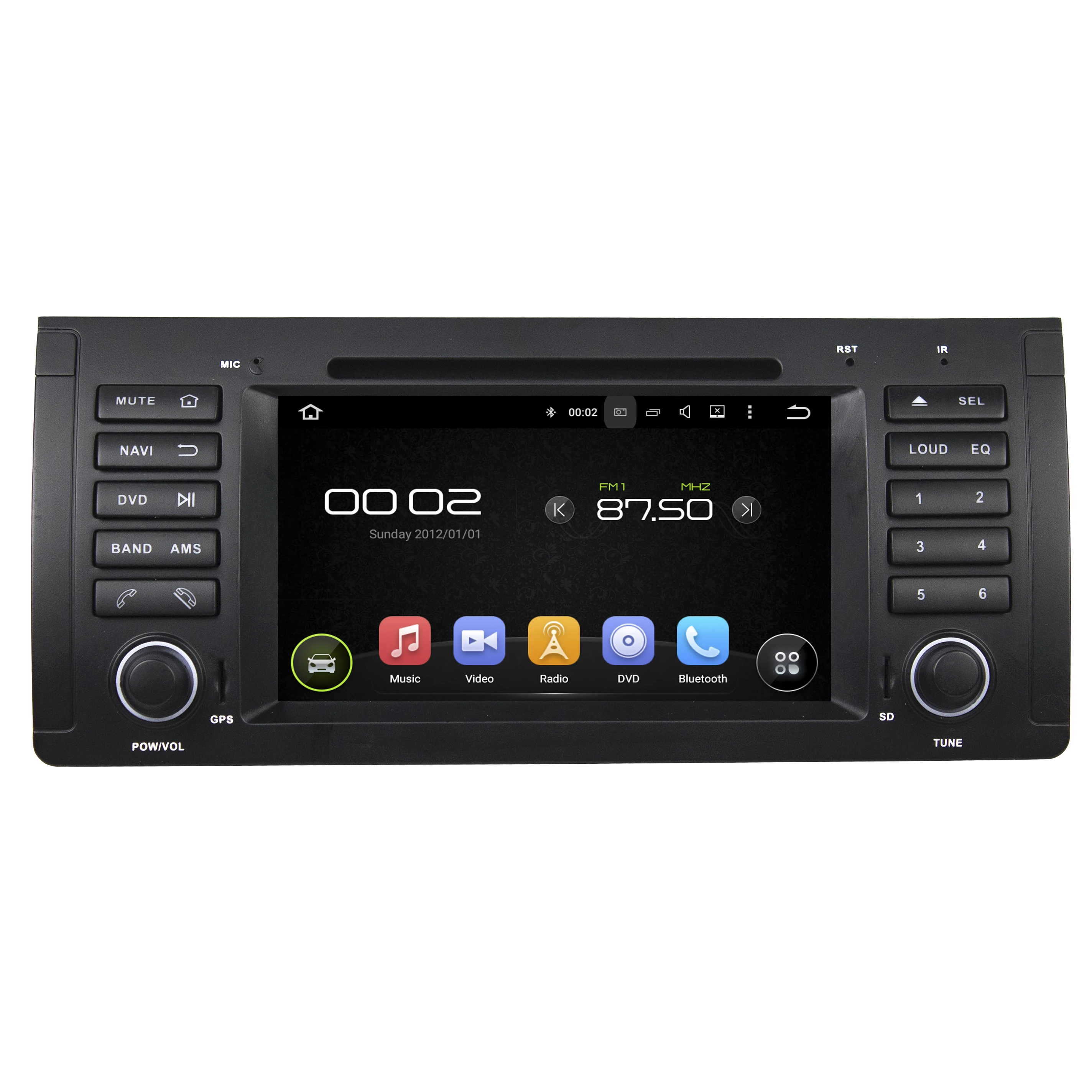 Автомагнитола для BMW E53 X5 9 0 1999 мультимедийный проигрыватель на Android 2005 7 дюймов 1 Din
