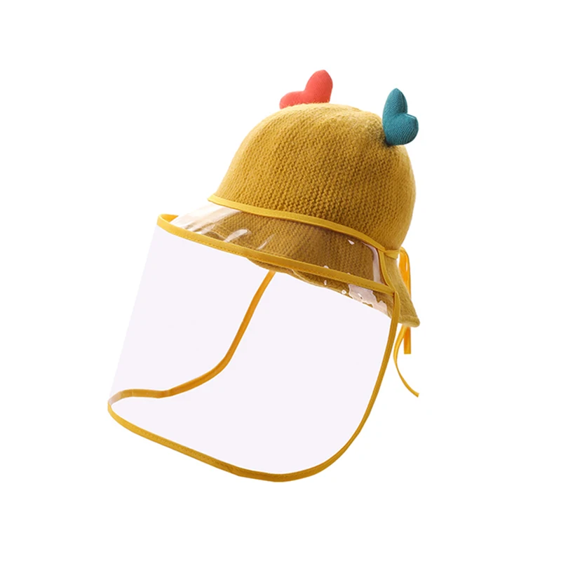 Baby Hats Warm Knitted Hats Anti-droplet Protective Caps Eye Protection Dustproof Removable Boys And Girls enlarge