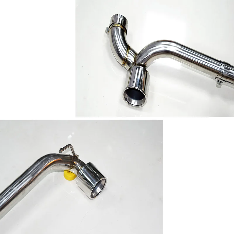 Автомобильные аксессуары двойной выхлопной наконечник для BMW E90 E92 320i 318i 325i