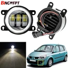 Автомобильный Стайлинг светодиодный H11 туман светильник Ангел глаз DRL 12 В для Renault Scenic 2 II JM0 JM1 MPV Субару Outback 2003-2009 для Renault талисман 2016-2018