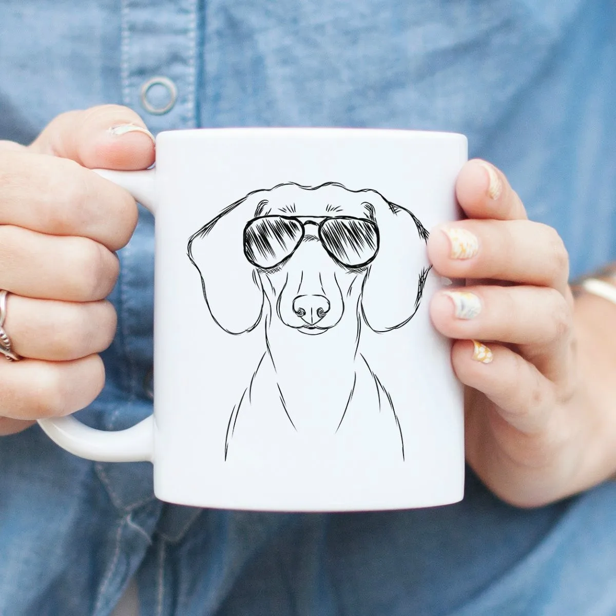 Кофейная кружка с собакой Такса Doxie Weiner 11 унций подарок для любителей