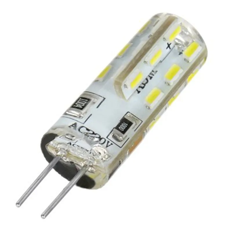 G4 2 Вт Высокая яркость 10 шт./лот Led 220 240 В хрустальная люстра лампа 3014smd