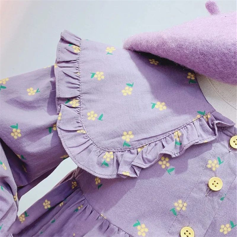 

2021 New Autumn Girls Dresses Clothing Toddler Baby Girls Casual Princess Party Pageant Dress Hearts Print Kids Toddler Sundress