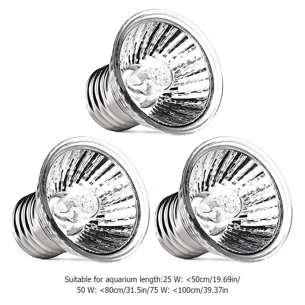 

Aquarium Pet Amphibians Lamp Lizard Heating Bulb Turtle Basking UV Light Reptile Lamp for Turtle Leisure Decoration