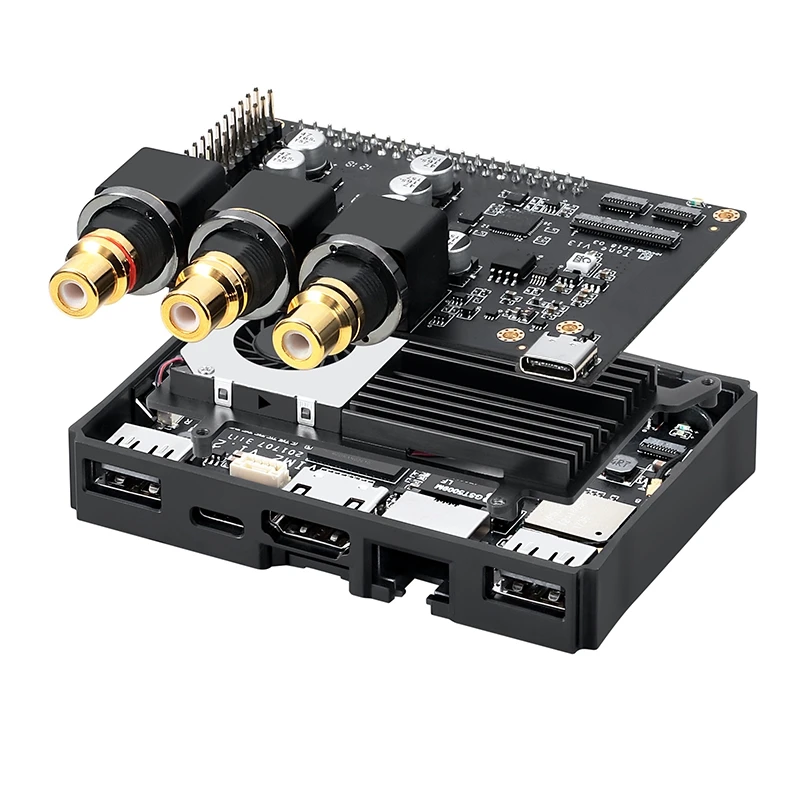 

Tone Board and Case Hi-Res Audio USB DAC Based in Chip 32-Bit ES9038Q2M XMOS XU208 External Sound Card with S/PDIF Input
