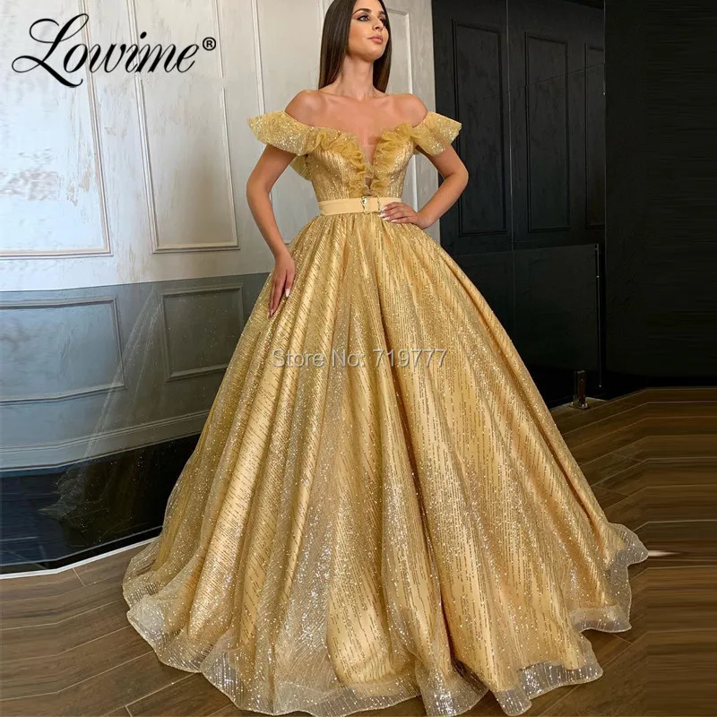 Блестящее вечернее платье с золотыми блестками выпускные платья открытыми
