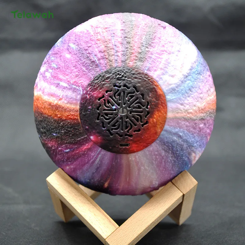 

Telawah Портативная колонка Корана, беспроводное управление через приложение, мусульманский подарок, Bluetooth 3D Луна, красочный с дистанционным у...