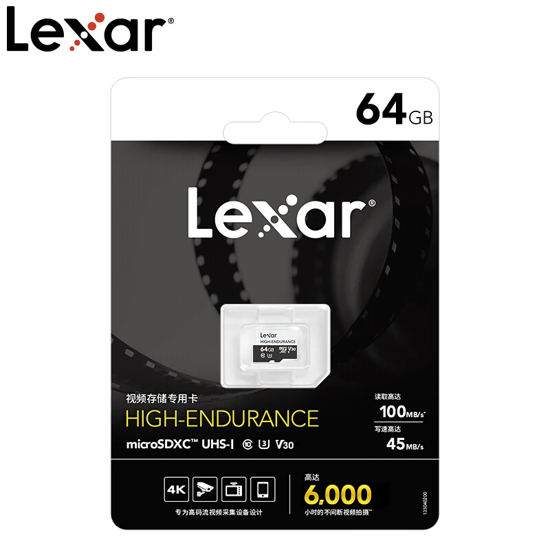 Карта памяти Lexar microSDXC U3 32/128/64 ГБ класс 10|Карты памяти| |