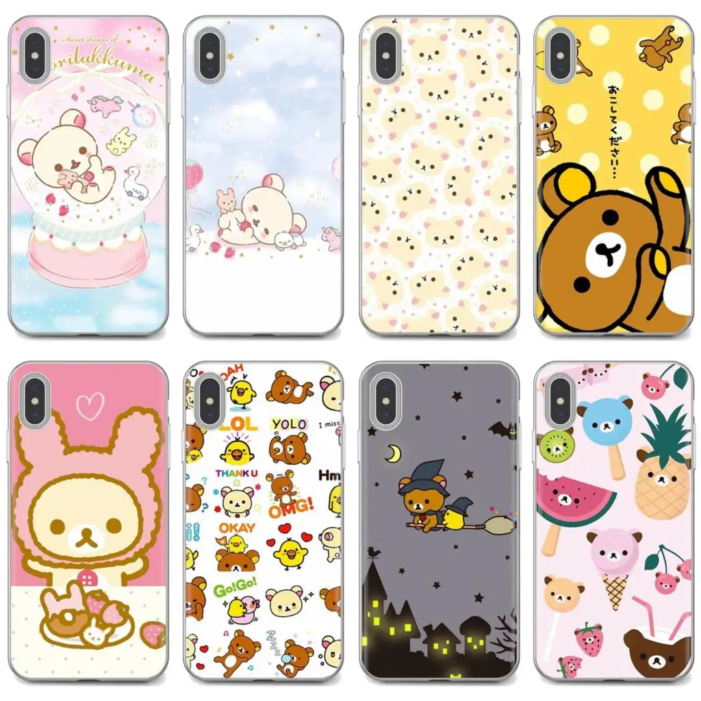 

Unique Silicone Phone Case Rilakuma Bear For iPhone iPod Touch 11 12 Pro 4 4S 5 5S SE 5C 6 6S 7 8 X XR XS Plus Max 2020
