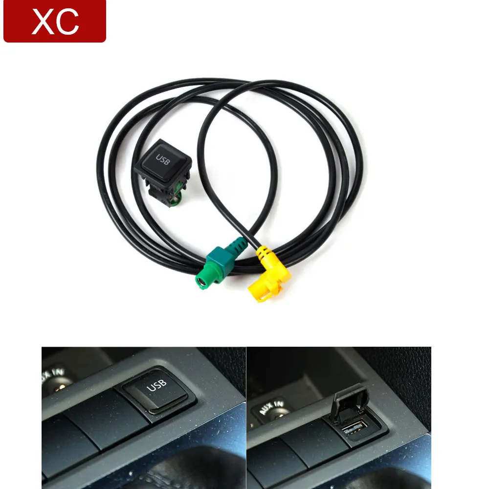 Автомобильный USB CD радиопровод Кабель-адаптер переключатель для VW RCD510 RNS315 RCD300 + Golf