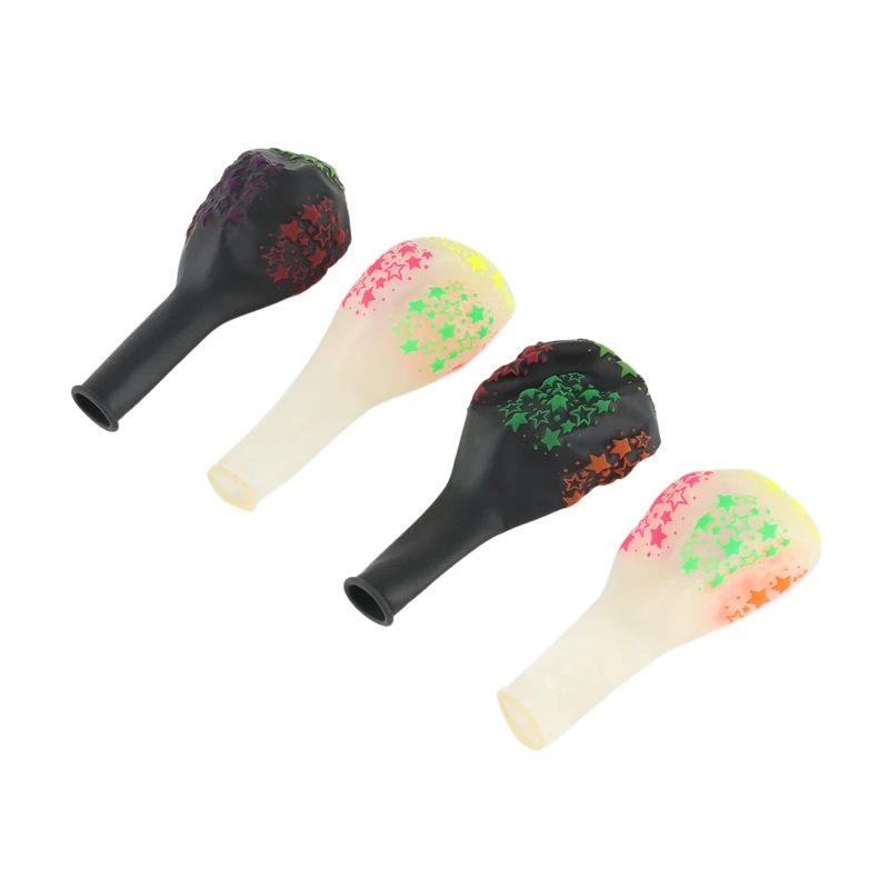 

Neon Glow Balloons Neon Stars Glow in Blacklight Black Light Fluorescent Mini Stars Party Balloons Neon Latex Balloons