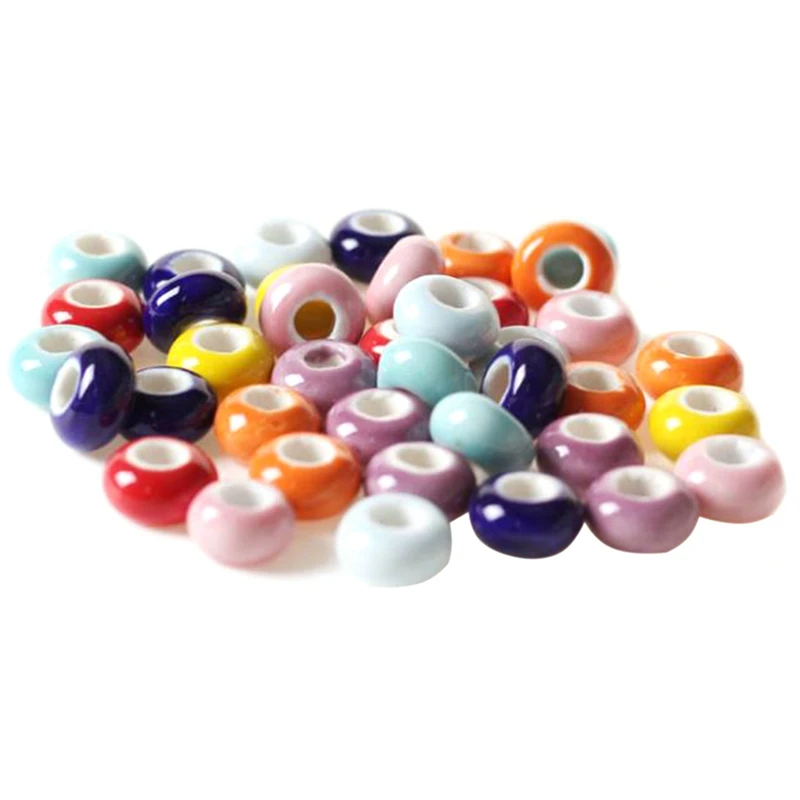 

Diy Jewelry Ancient Style Loose Beads Handmade Beaded Material Jewelry Accessories Large Hole Beads Ceramic Beads