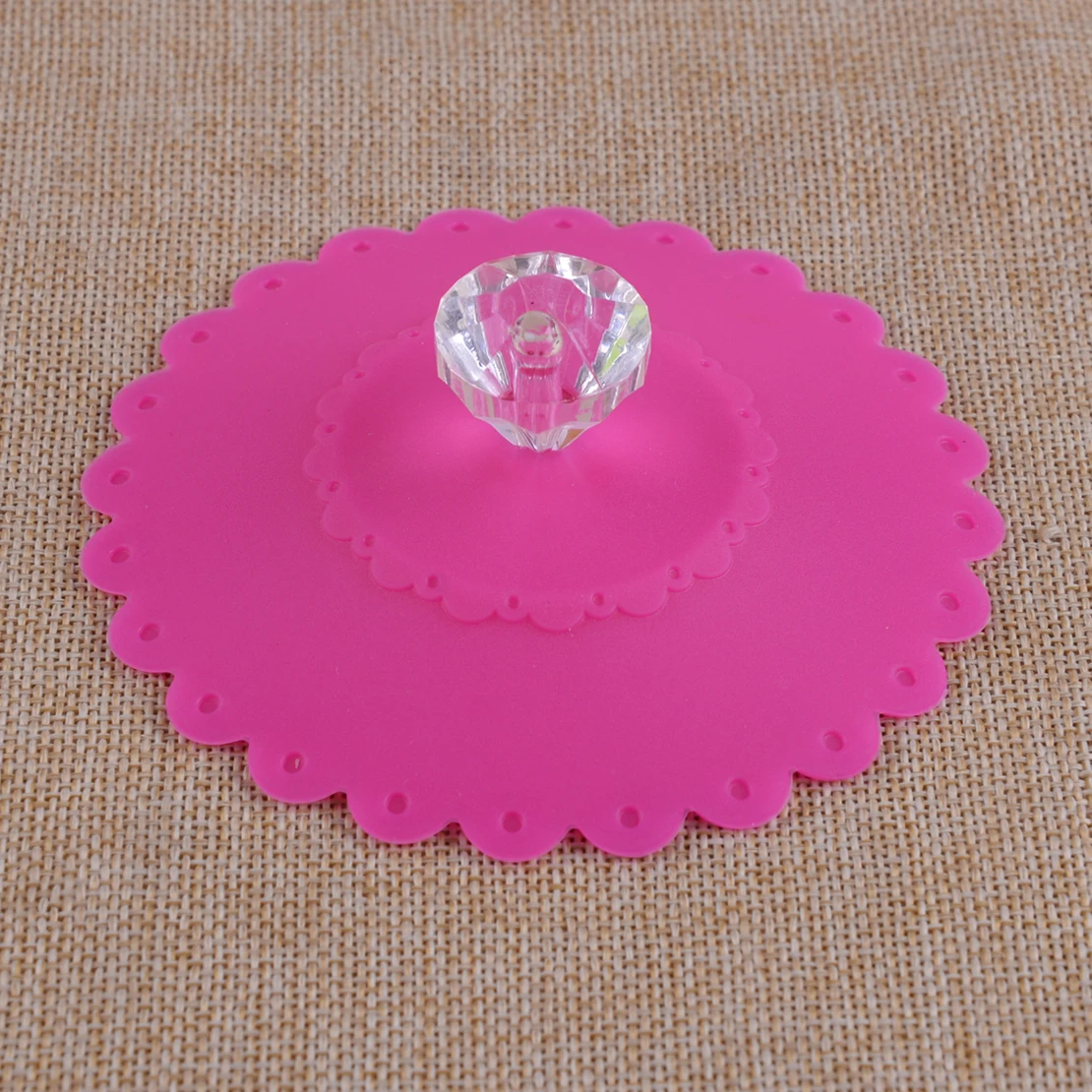 LETAOSK 6 Set Reusable Cute Silicone Dustproof Leakproof Suction Seal Cup Lid Cap Cover Glass Drink Coffee Mug | Дом и сад