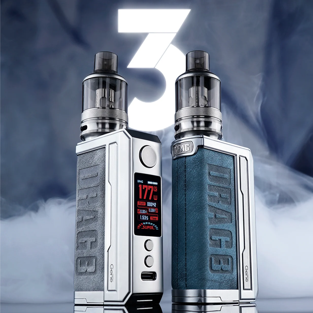 Оригинальный комплект VOOPOO Drag 3 177 Вт TC Box MOD 5 мл TPP Pod картридж DM1 DM2 спираль