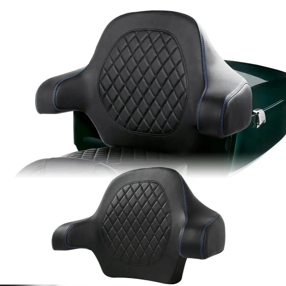 

Motorcycle Trunk Wrap-around Backrest Pad For Harley Touring Road King FLHR Street Glide 2014-2020