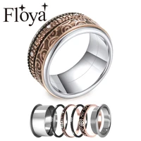 cremo stackable rings women elegant multilayer stainless steel ring band statement love layers ring anillos