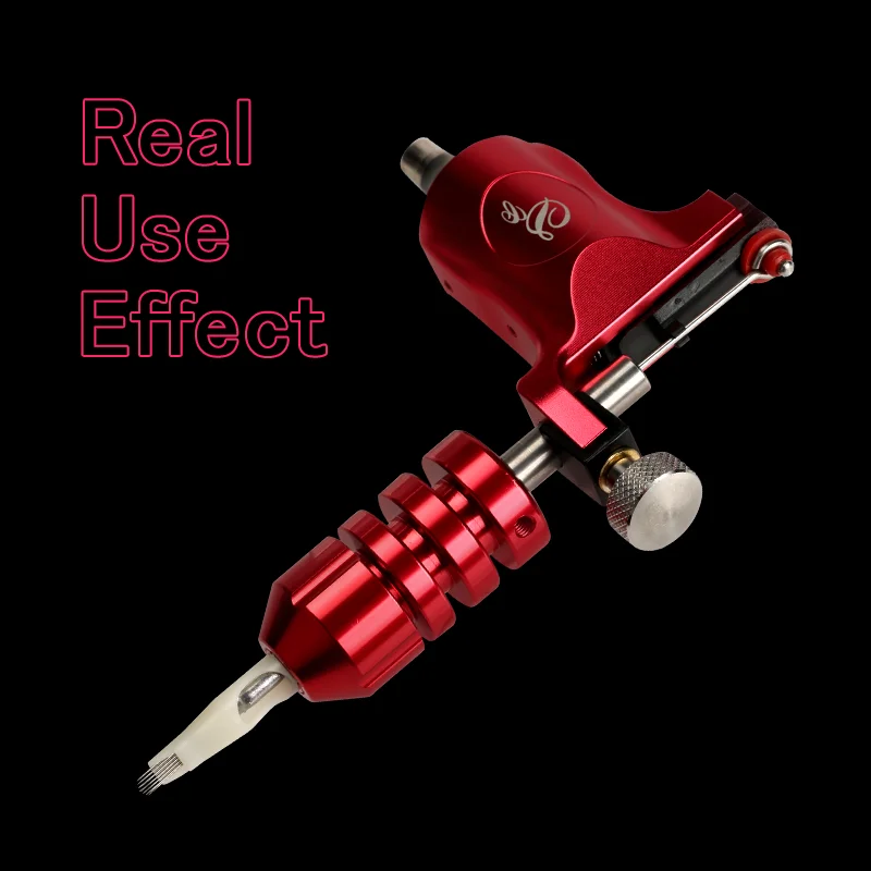 Пластиковые насадки для тату RT FT круглые плоские золотые стерилизованные