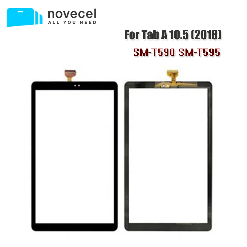

Novecel ORI QC сенсорная панель для Samsung Galaxy Tab A 10,5 2018 SM T590 SM-T595 сенсорный экран стеклянная панель дигитайзер TP части