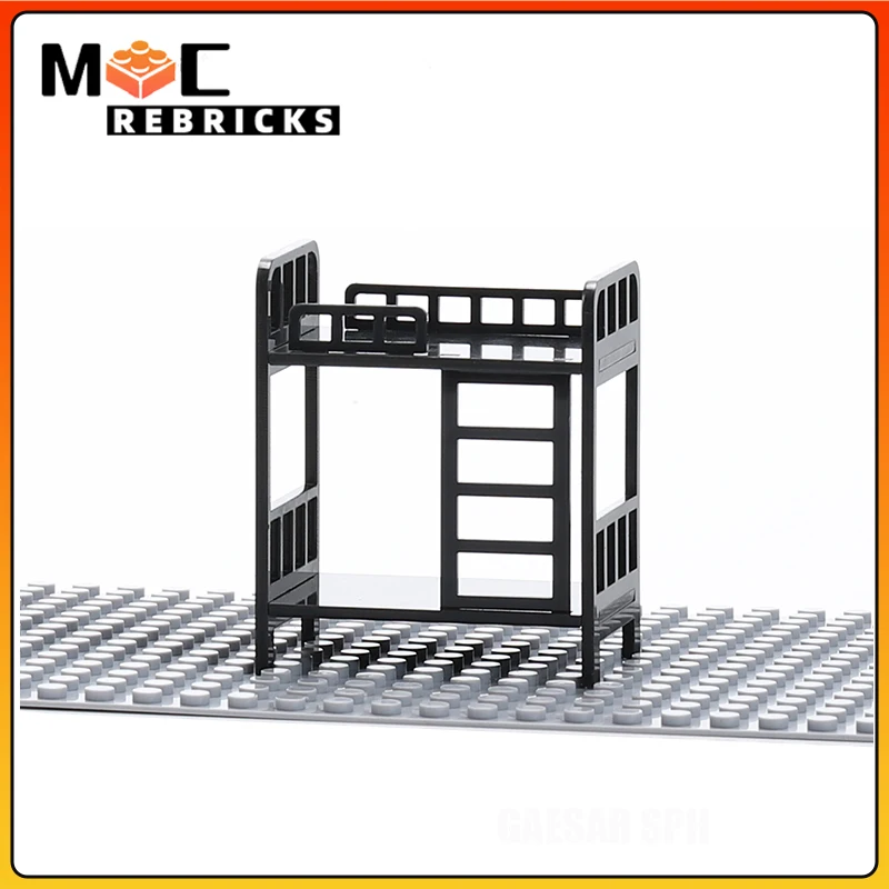 

MOC military building block scene series figures double bed scene props matching parts model scene accessories assembly toys