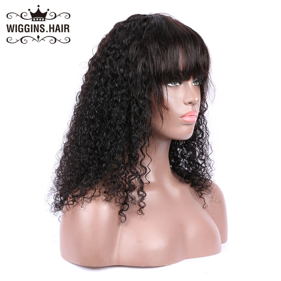 Wiggins Peruvian Wigs With Bangs For Black Women None Lace Wig 28 30 Inch Available Full Ends Machine | Шиньоны и парики