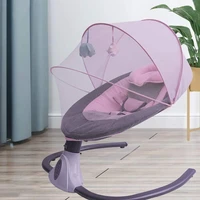 smart electric baby cradle crib bluetooth remote control rocking bassinet newborn sleeping pacify basket lullaby safe belt net