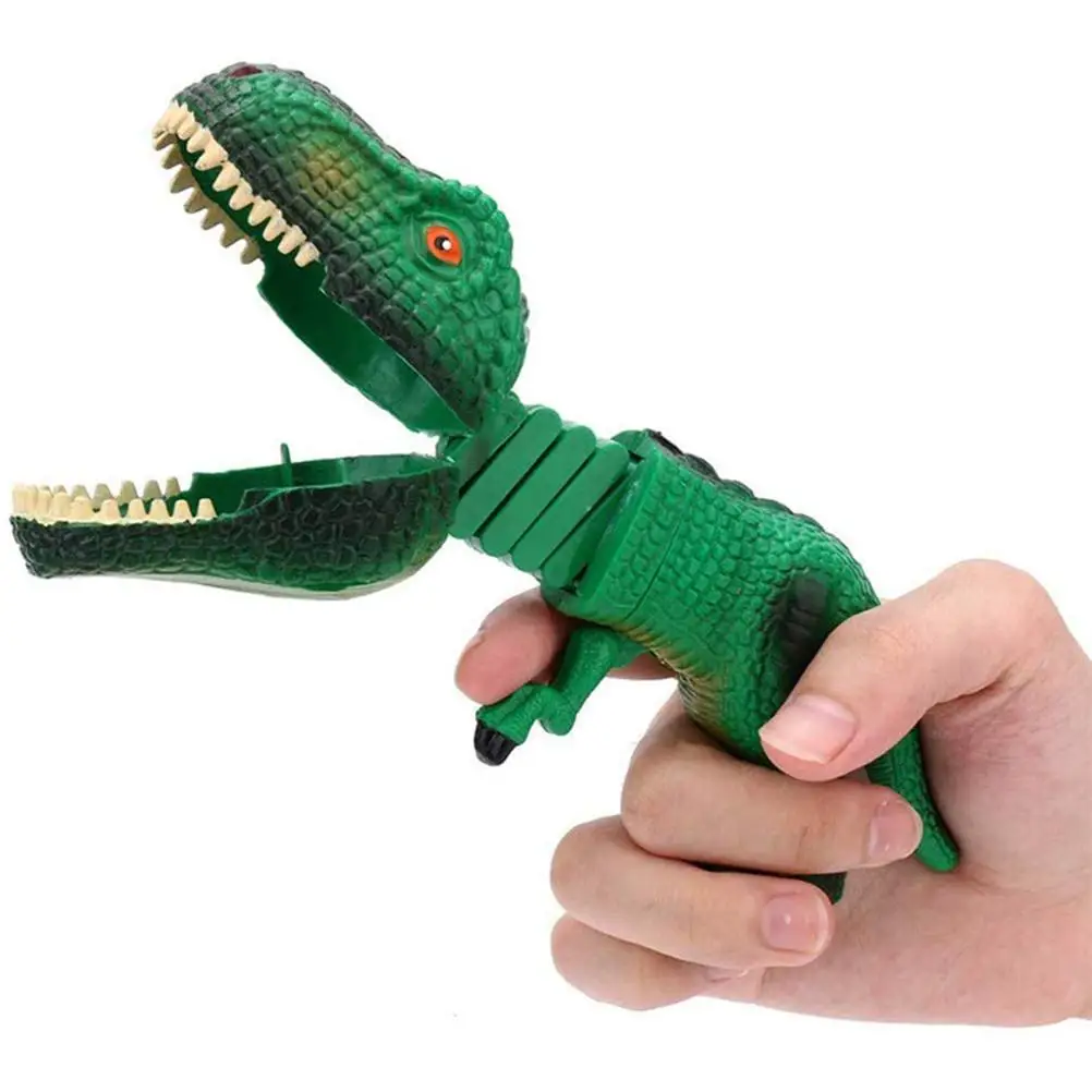 

Новинка, пружинный выдвижной игрушечный динозавр в виде кусающей руки, игра с персонажами животных, взаимодействие родителей и детей, детск...