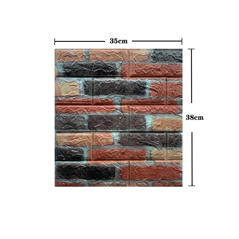 Настенная Наклейка с имитацией кирпичной кладки водонепроницаемая