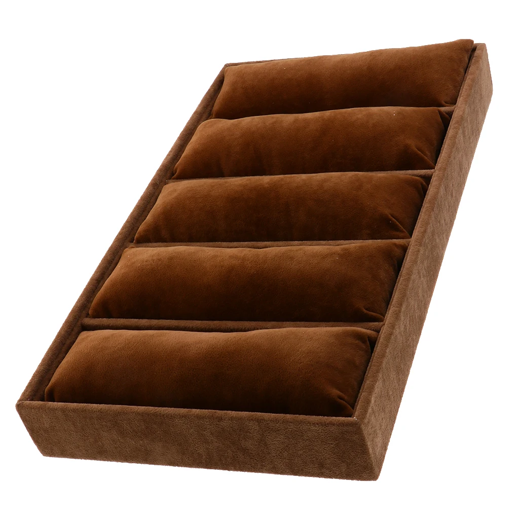 

Pillow Style Jewelry Organizer Storage Watch Bracelet Container Boxes Storage Case