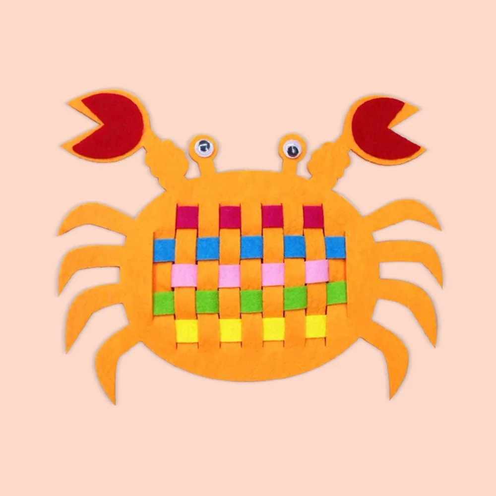 

Creative Infant Baby DIY Handcraft Educatioanal Handmade Development Toy Kids Early Learning Knitting Woven Toys