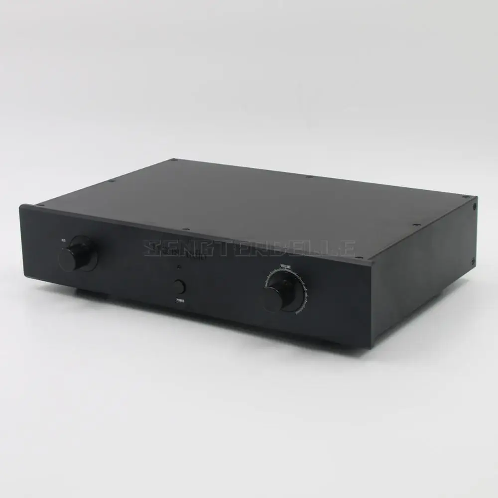 Готовый черный предусилитель C19 Audio HiFi Stereo WE420A/5755+12AU7 Ламповый