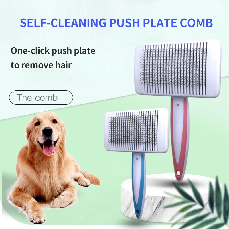 

Триммер для стрижки волос, гребень с рисунком собачки и котика волос Очиститель расчески гребень для волос Teddy Bichon иглы гребень узел щетка д...