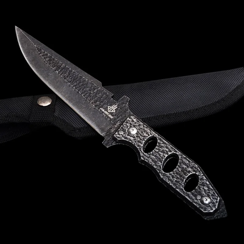 ToughKeng полный камень мыть 5CR15MOV нержавеющая сталь фиксированным лезвием нож