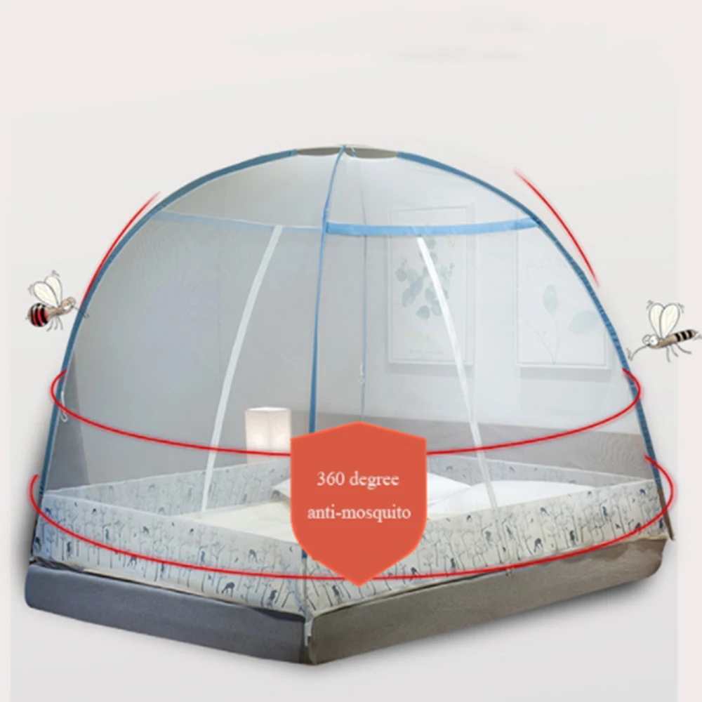 

Portable Automatic Pop~ Up Mosquito Net Installation-free Foldable Student Bunk Breathable Netting Tent Mosquito Net Home Decor