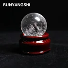 Природный прозрачный кварц кристалл сфера шары Сфера белый кристалл шар для украшения дома ремесло фэншуй фотография подарок