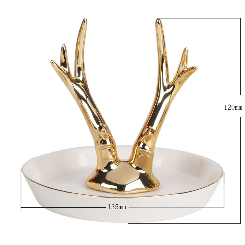 Кольцо Единорог держатель керамические украшения блюдо брелок подставка