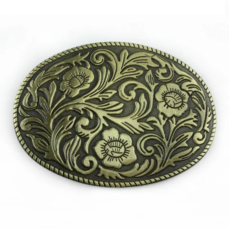 Изысканный ручной работы с цветочным узором ковбойский ремень в стиле вестерн