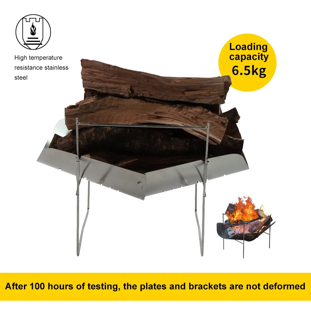 

Mini Family Party Barbecue Grill Outdoor Stainless Steel Portable Folding Barbecue Grill Garden Rack Lightweight Kitchen Tools