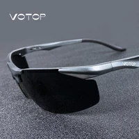 votop polarized sunglasses men anti glare lens uv400 aluminium magnesium frame sun glasses for driving fishing travel