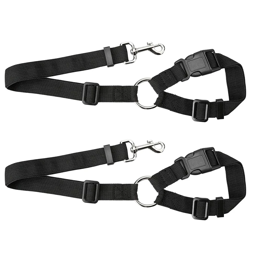 2 шт. поводок регулируемый нейлоновый ремень для подголовника автомобиля кошки
