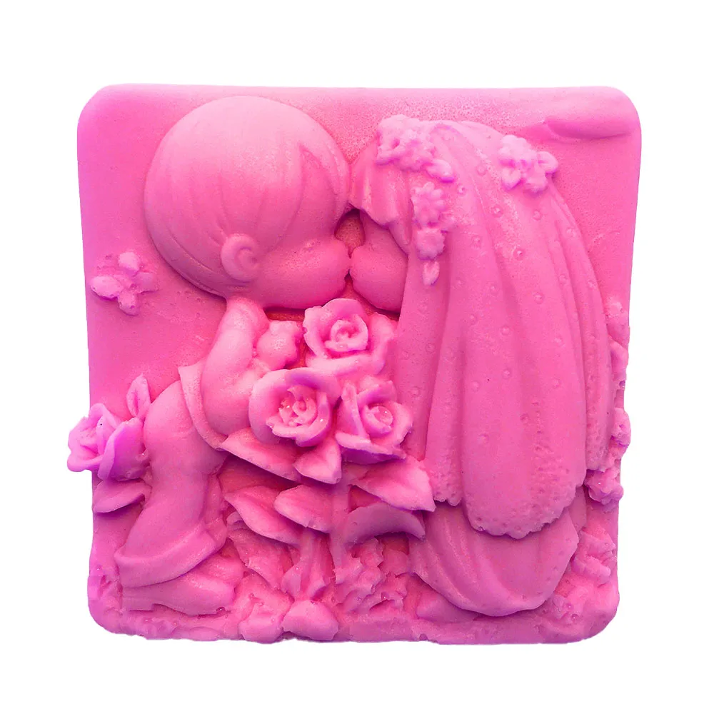 Новая силиконовая форма для свадебного мыла украшения тортов мальчиков и