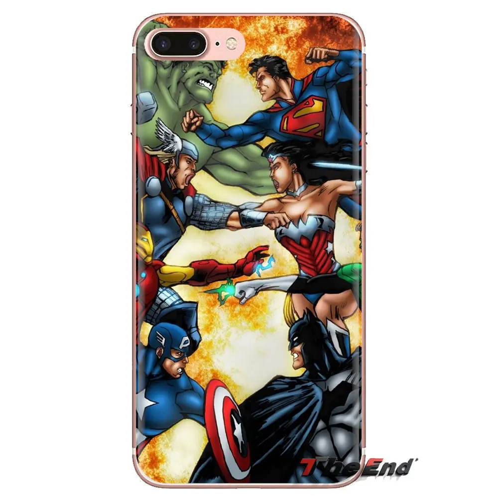 Мстители Бэтмен костюм супергероя чехол из термопластичного полиуретана для huawei