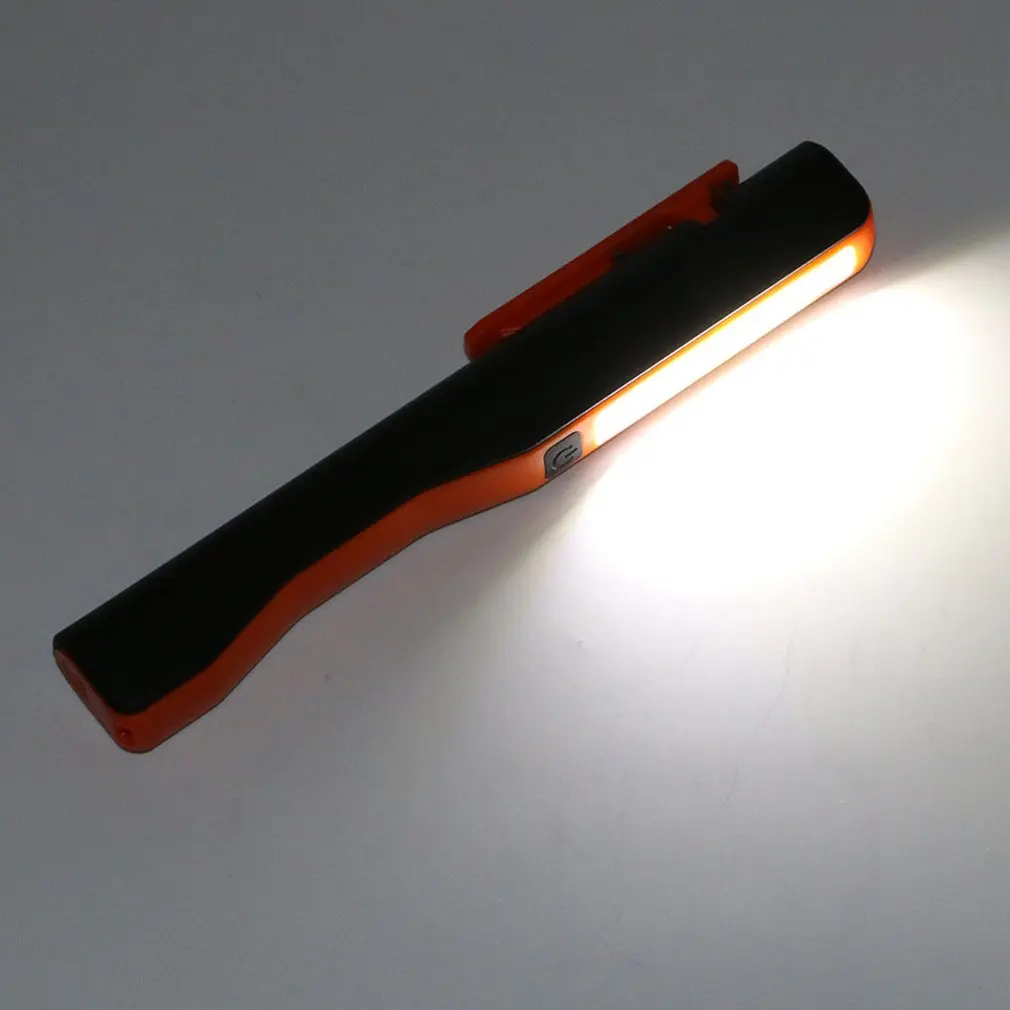 Портативный USB Перезаряжаемый COB рабочий светильник с магнитной ручкой светодиодный фонарь для ремонта аварийный светильник