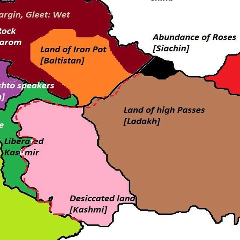Карта мира Пакистана 90*60 см настенный художественный плакат холст живопись карта