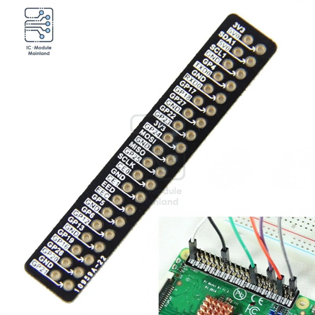 Материнская плата GPIO модуль расширения совместимый с макетной платой Raspberry Pi 2