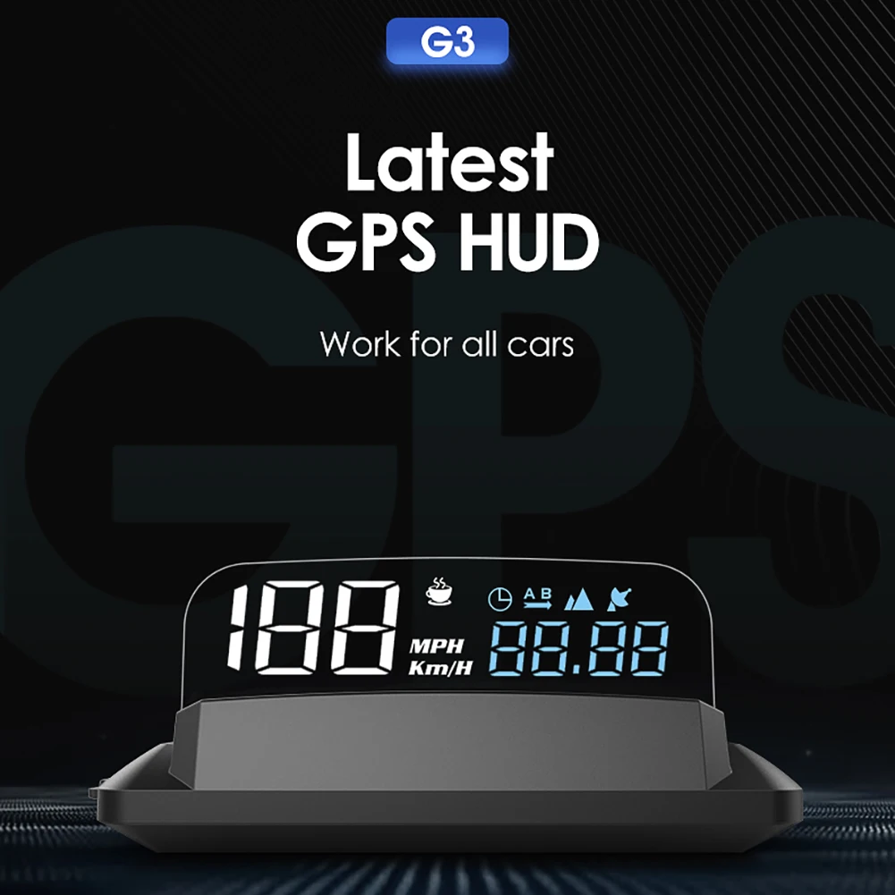 

Дисплей Hud автомобильный проекционный дисплей GPS Спидометр превышение скорости напряжения Компьютер Автомобильный проектор на лобовое сте...