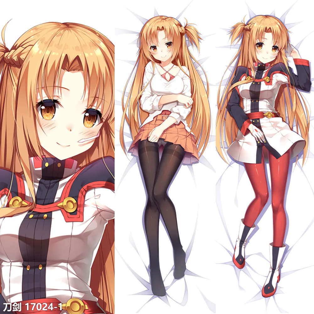 

Аниме меч искусство онлайн Сан Юки Asuna/Yuuki Asuna Сексуальная дакимакура обнимающая подушка для тела чехол искусственная длинная наволочка CYS